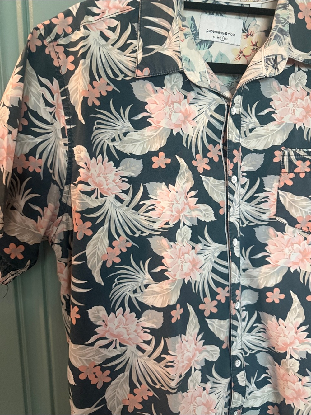 Paper Denim and Cloth Floral Short-Sleeve Button-Up Shirt - 100% cotton - Picture 6 of 9